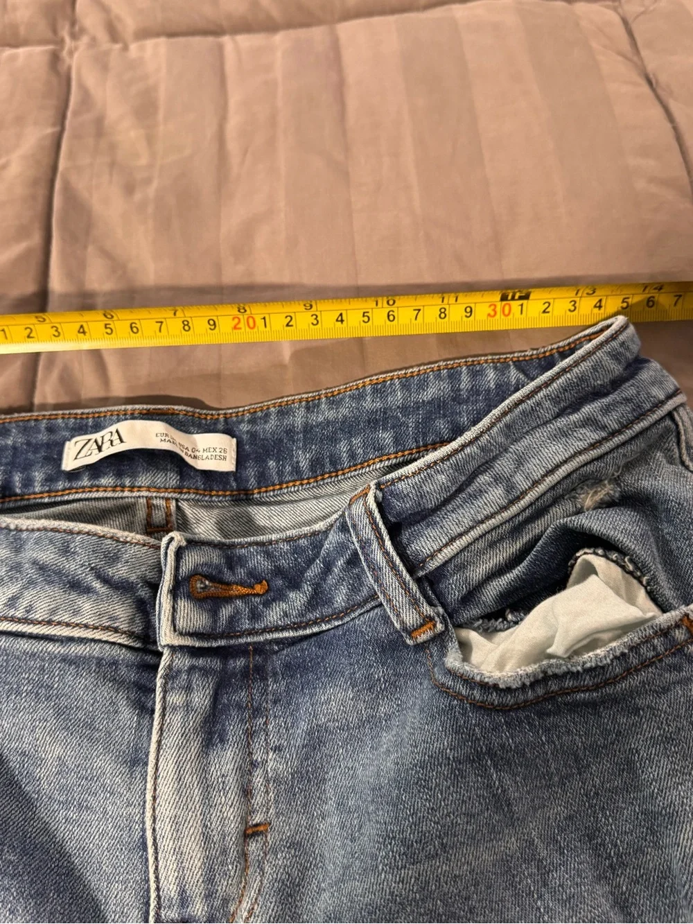 Women’s vintage Distressed Light Blue Denim Jeans